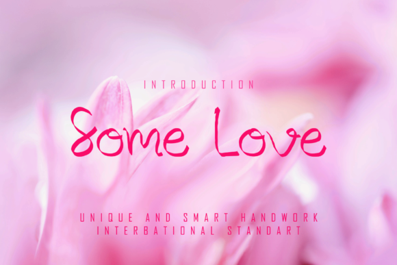 Some Love Font Poster 1