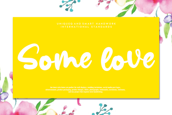 Some Love Font Poster 1