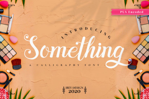 Something Font Poster 1