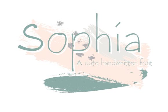 Sophia Font Poster 1