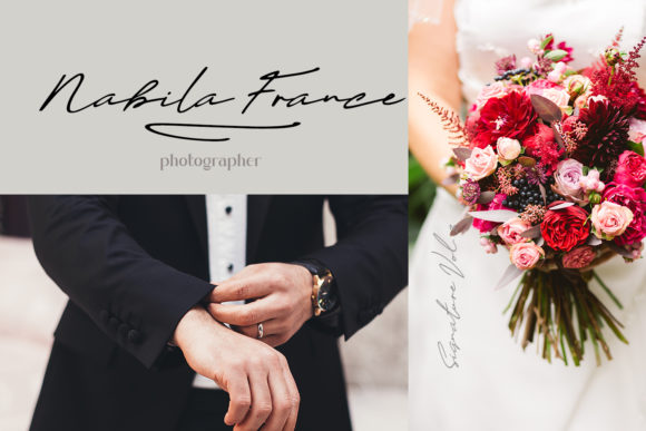 Sophia Bella Font Poster 7