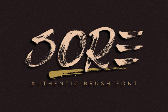 Sore Font Poster 1