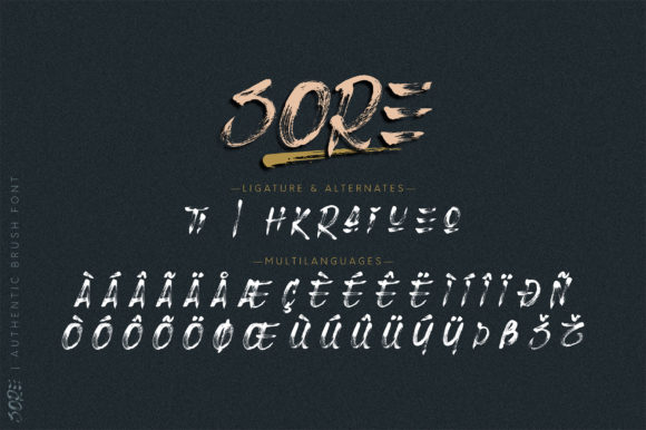 Sore Font Poster 11