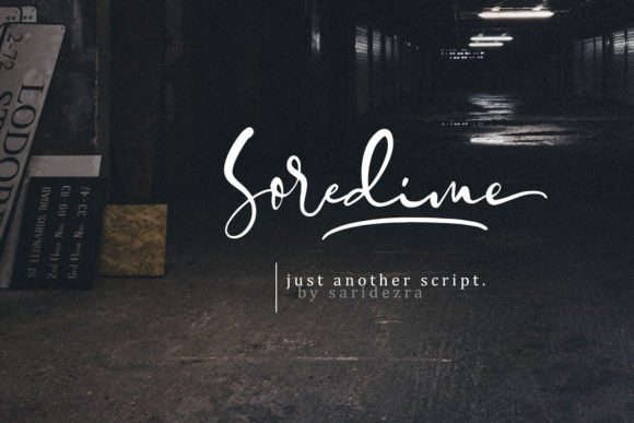 Soredime Font Poster 1