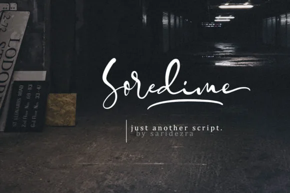 Soredime Font Soredime Font Poster 1