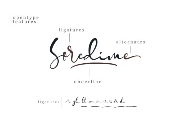 Soredime Font Poster 2