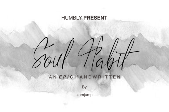 Soul Habit Font Poster 1
