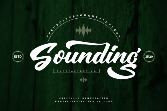 Sounding Font Poster 1