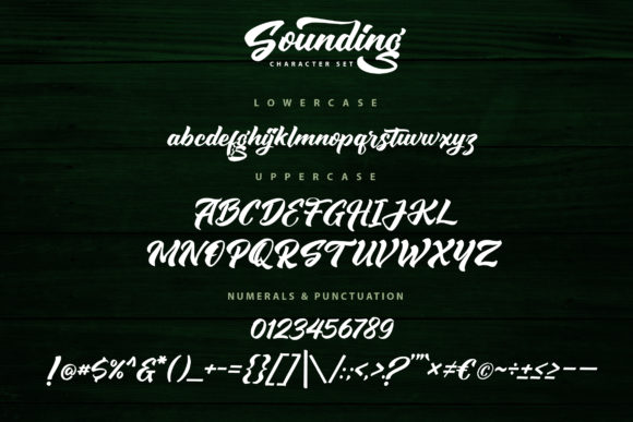 Sounding Font Poster 7