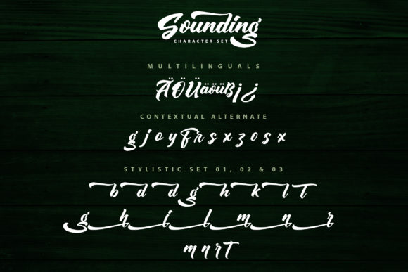Sounding Font Poster 8
