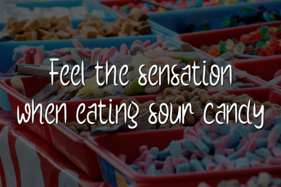Sour Candy Font Poster 3