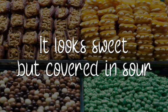 Sour Candy Font Poster 4