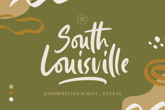 South Louisville Font Poster 1