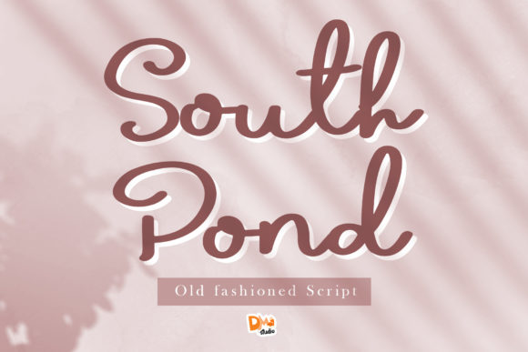 South Pond Font Poster 1