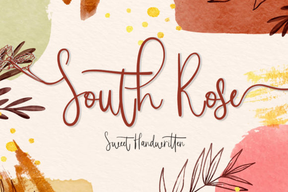 South Rose Font Poster 1