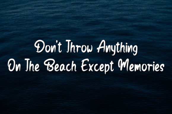 South Sea Font Poster 2
