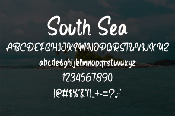 South Sea Font Poster 4