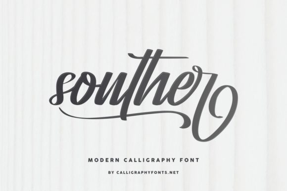 Souther Font Poster 2