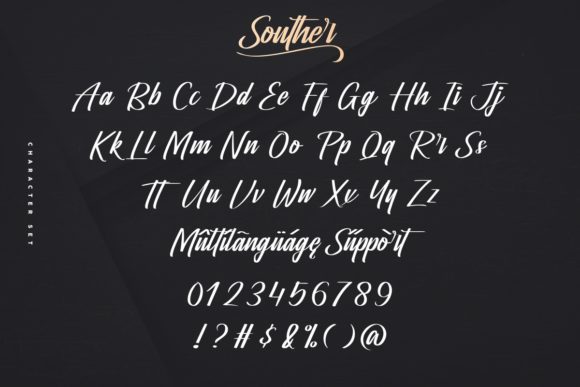Souther Font Poster 5