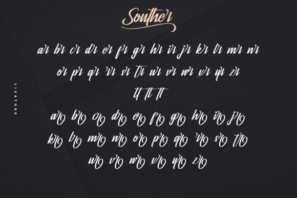 Souther Font Poster 7