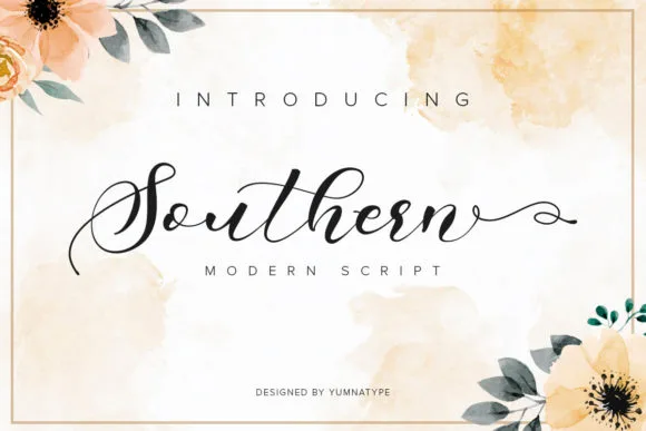 Southern Font Southern Font Poster 1