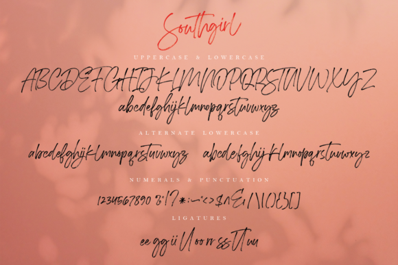 Southgirl Font Poster 10