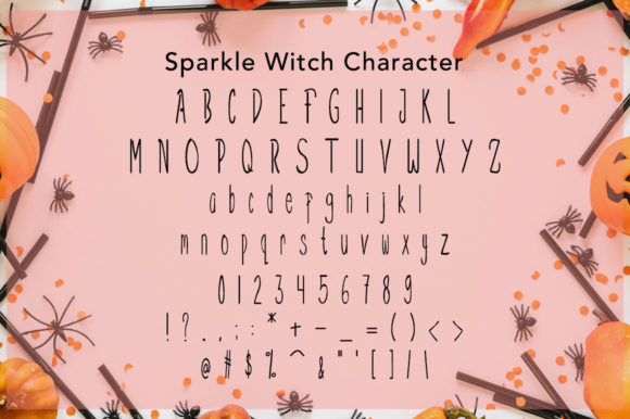 Sparkle Witch Font Poster 5