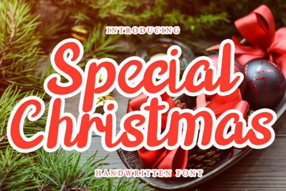 Special Christmas Font Poster 1