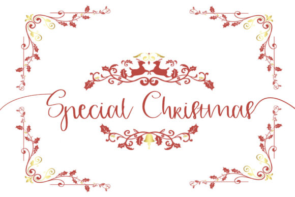 Special Christmas Font Poster 1