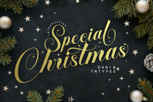 Special Christmas Font Poster 1
