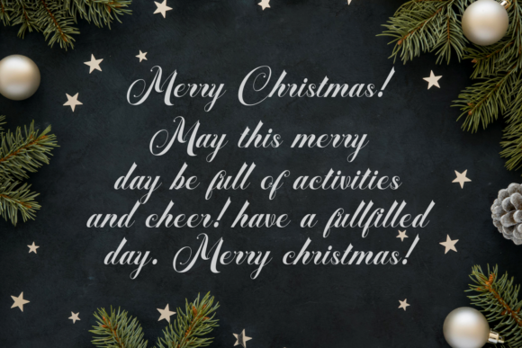 Special Christmas Font Poster 4