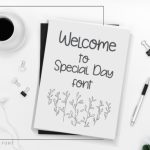 Special Day Font Poster 3