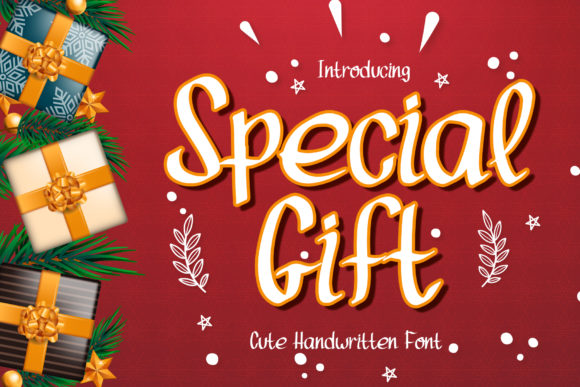 Special Gift Font Poster 1
