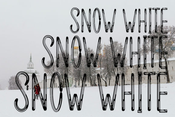 Special Holiday Font Poster 4
