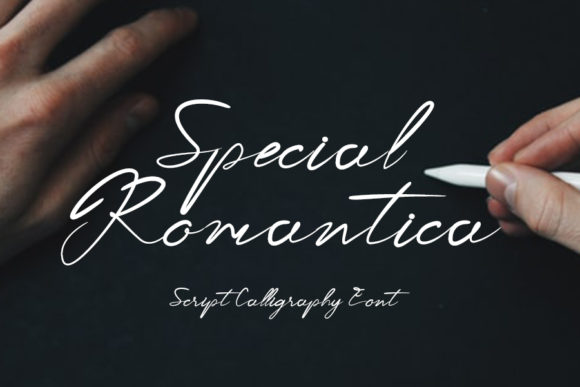 Special Romantica Font Poster 1