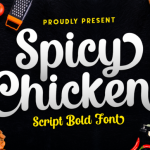 Spicy Chicken Font Poster 1