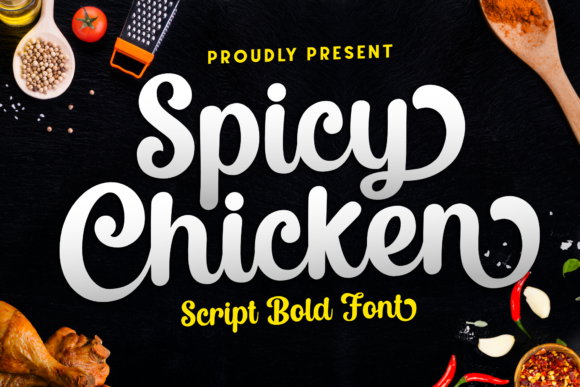 Spicy Chicken Font Poster 1