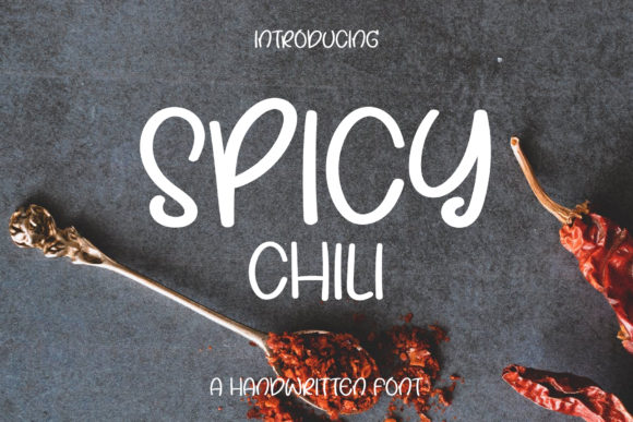 Spicy Chili Font Poster 1