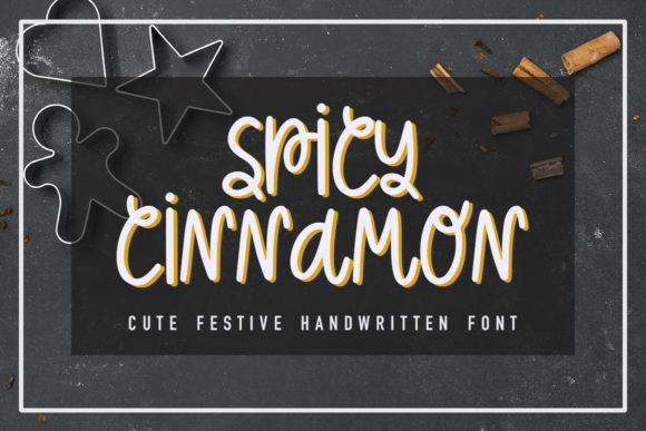 Spicy Cinnamon Font Poster 1