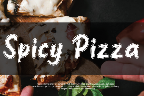 Spicy Pizza Font