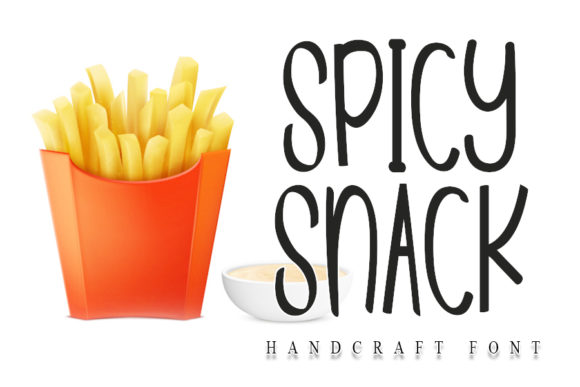 Spicy Snack Font Poster 1