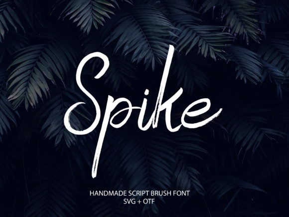 Spike Font Poster 1