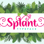 Splant Font Poster 1