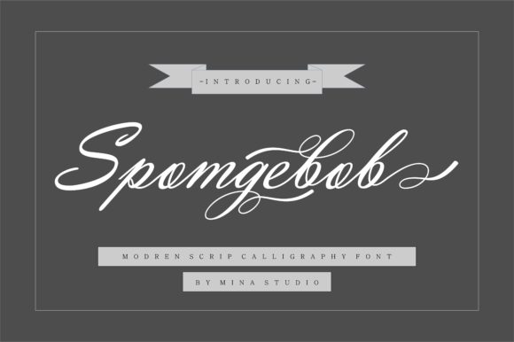 Spomgebob Font Poster 1