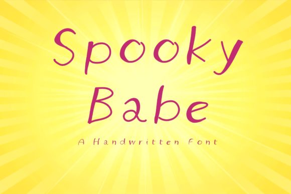 Spooky Babe Font Poster 1