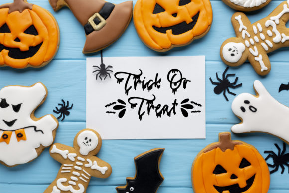 Spooky Halloween Title Font Poster 4