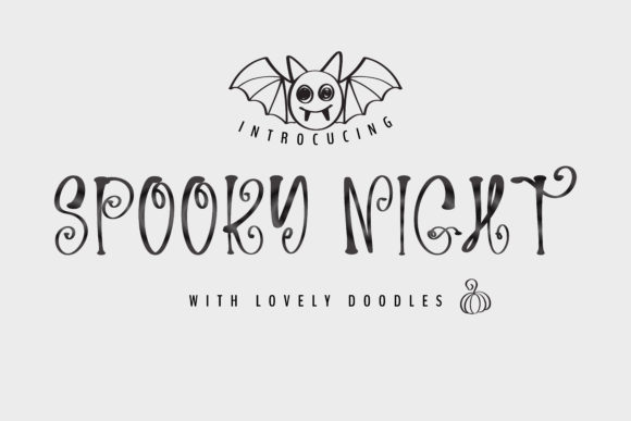 Spooky Night Font Poster 1