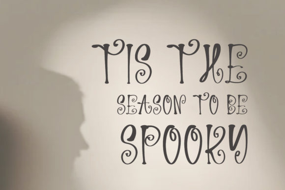 Spooky Night Font Poster 8
