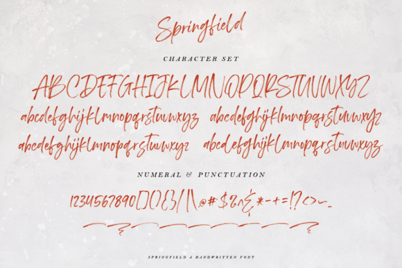 Springfield Font Poster 14