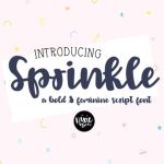 Sprinkle Font Poster 1